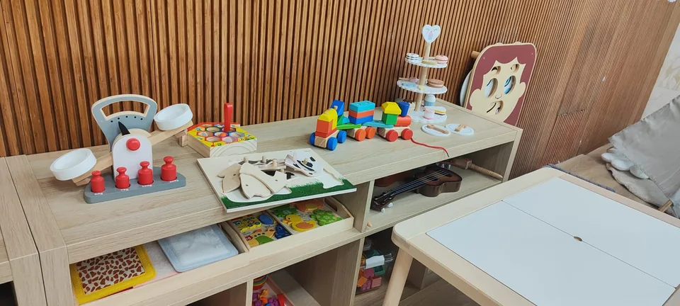 פינת המשחק והיצירה בגן יחדיו